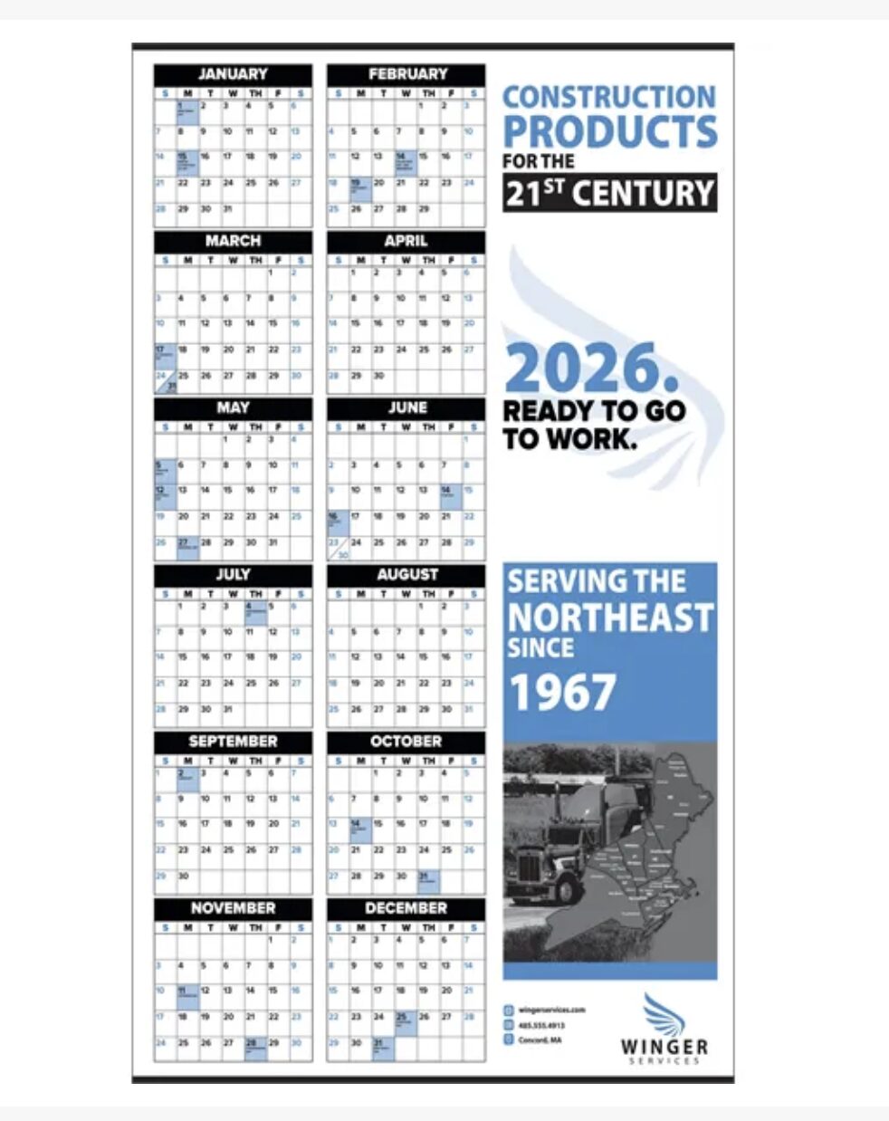 Plan for 2026 Calendars Now!